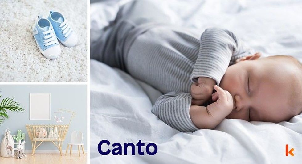 Baby Name Canto - cute baby, baby shoes.
