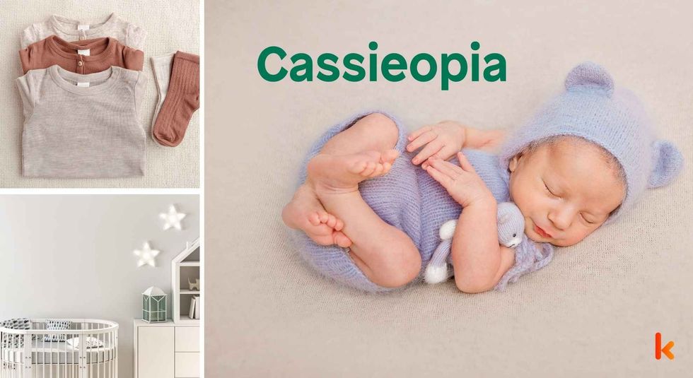Baby name Cassieopia - cute baby, clothes, crib, accessories and toys.
