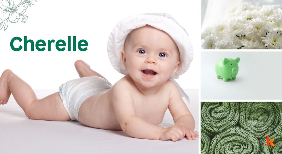 Baby Name Cherelle - cute baby, crochet.