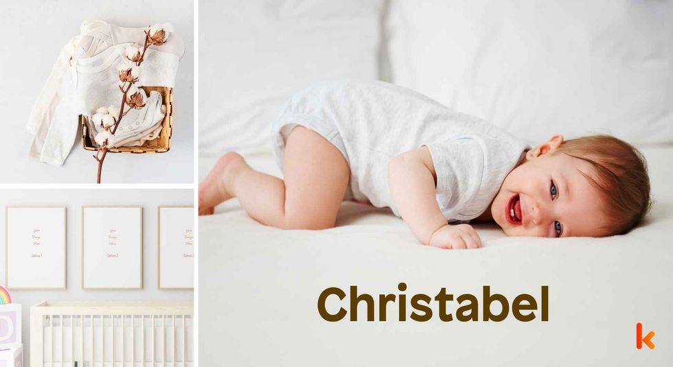 Baby name Christabel - cute baby, clothes, crib, accessories and toys.