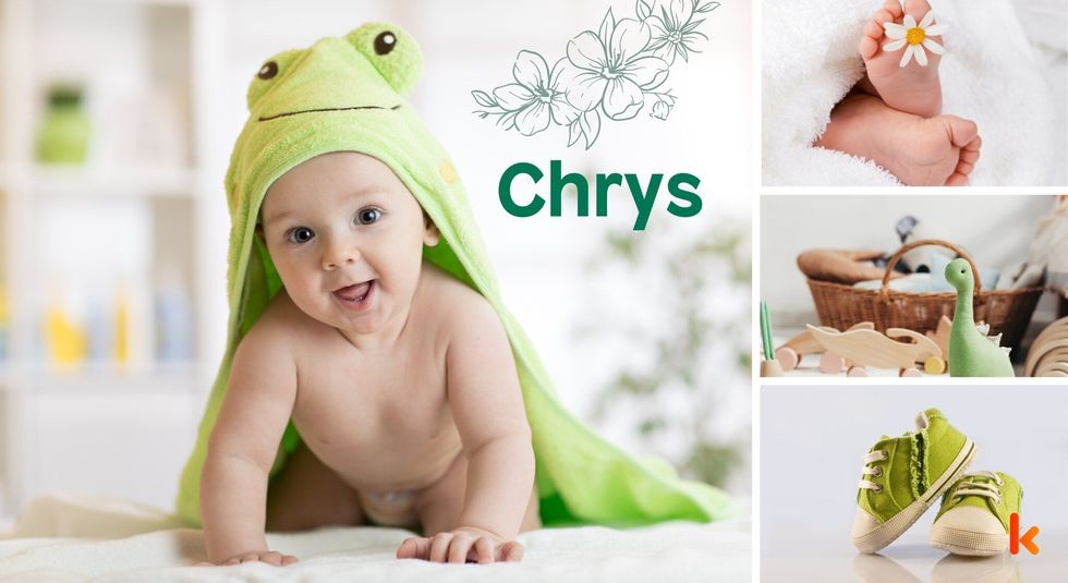 Baby Name Chrys - cute baby, baby shoes, toys.