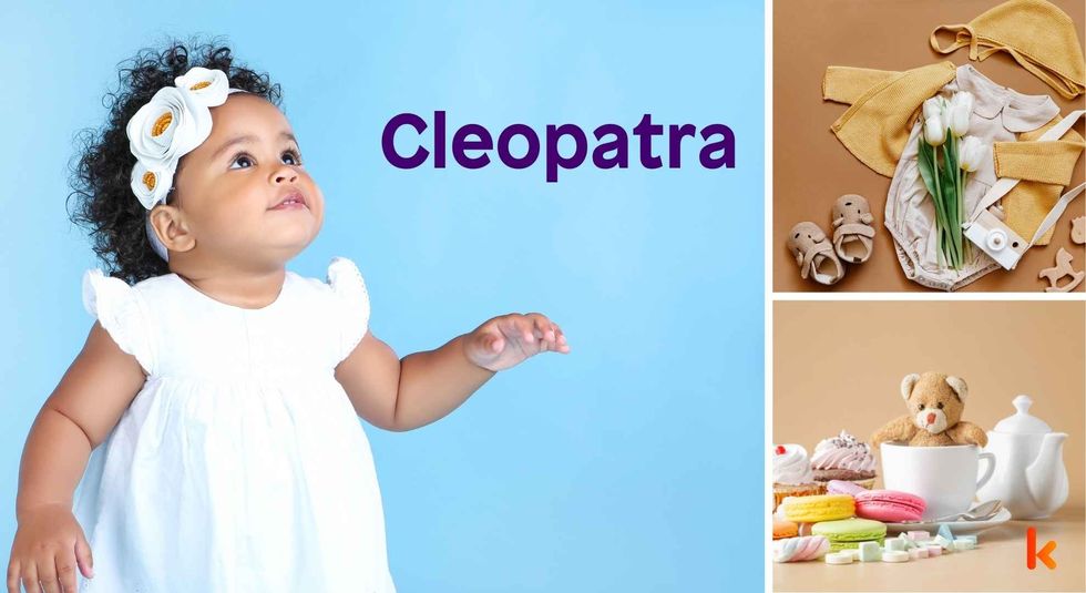 Baby name Cleopatra - Cute baby, desserts, booties, clothes & toys.