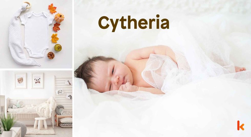 Baby name Cytheria - cute baby, clothes, crib, accessories and toys.
