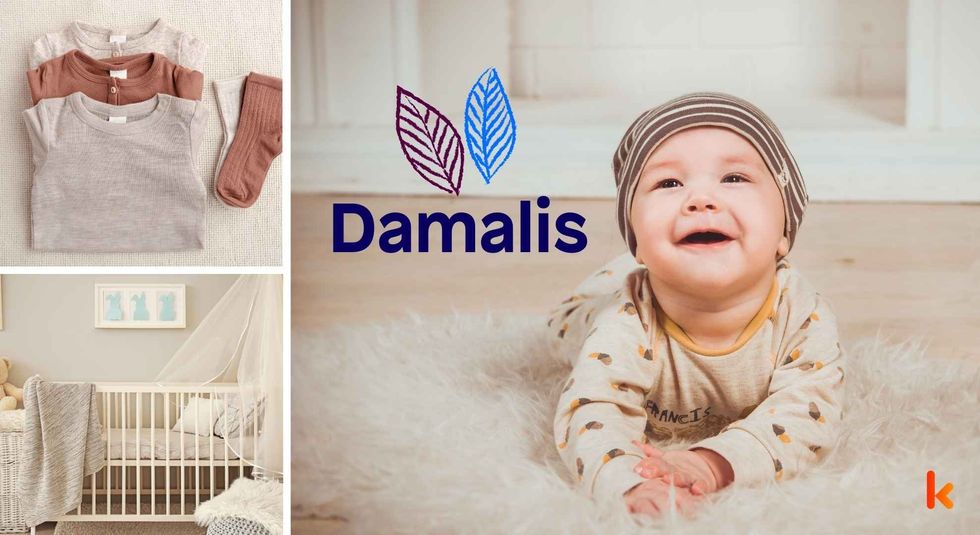 Baby name Damalis - cute baby, clothes, crib, accessories and toys.