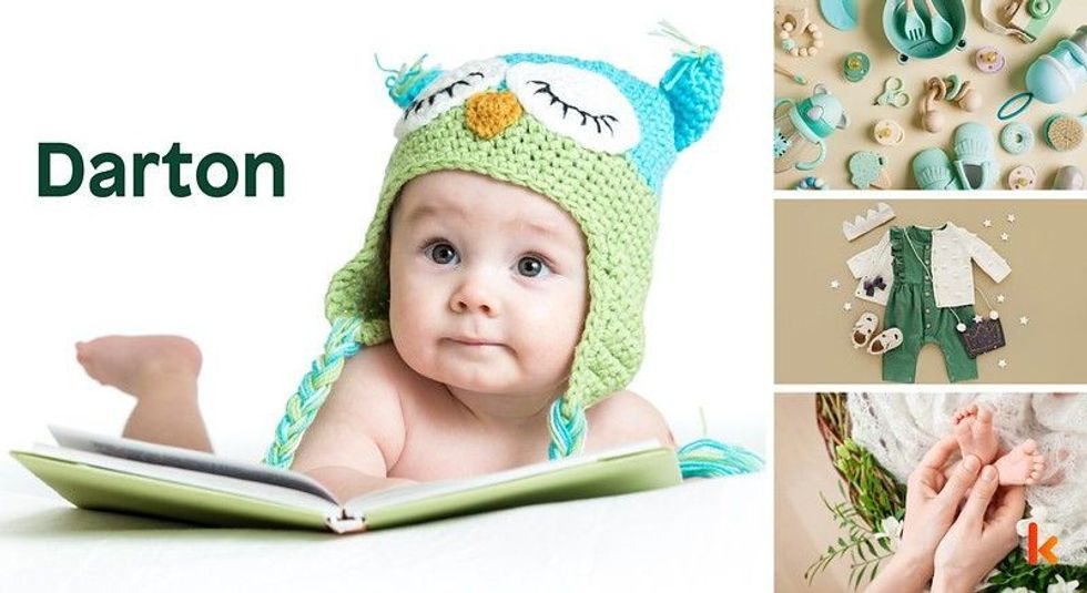 Baby name Darton - cute baby, baby clothes, baby shoes, flowers & baby feet