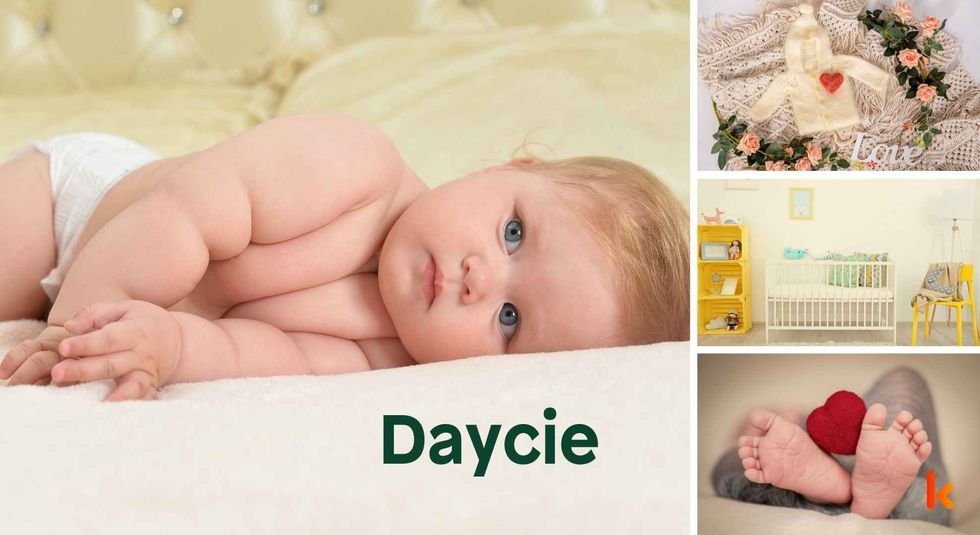 Baby name Daycie - cute baby, baby feet, baby crib & baby clothes