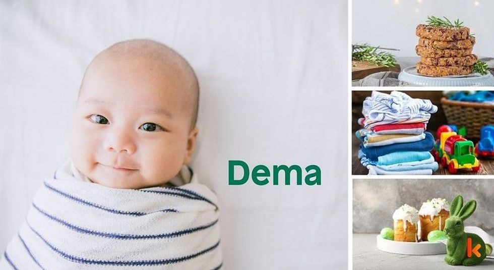 Baby name Dema - cute, baby, macaron, toys, clothes