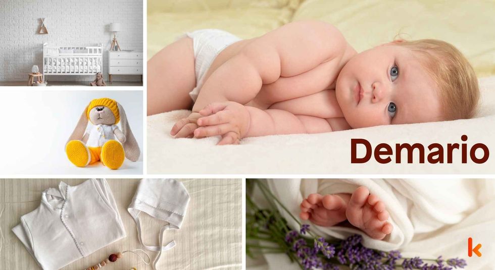 Baby name Demario - cute baby, baby room, baby clothes, toys & baby feet