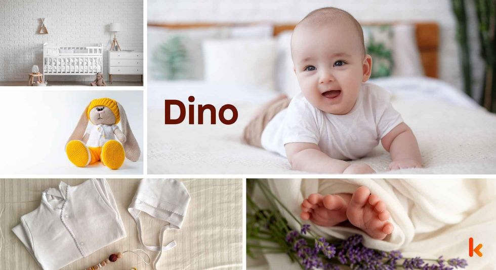 Baby name Dino - cute baby, baby room, baby clothes, toys & baby feet