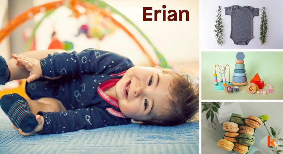Baby Name Erian- cute baby, macarons, toys, clothes