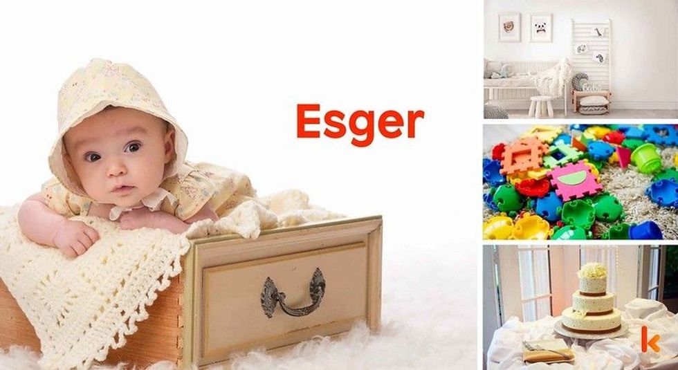 Baby name Esger - cute, baby, toys, clothes, cakes