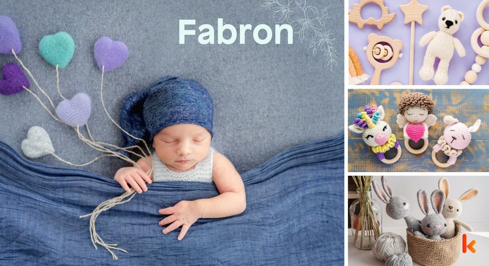 Baby name fabron - bunny soft toys & other toys