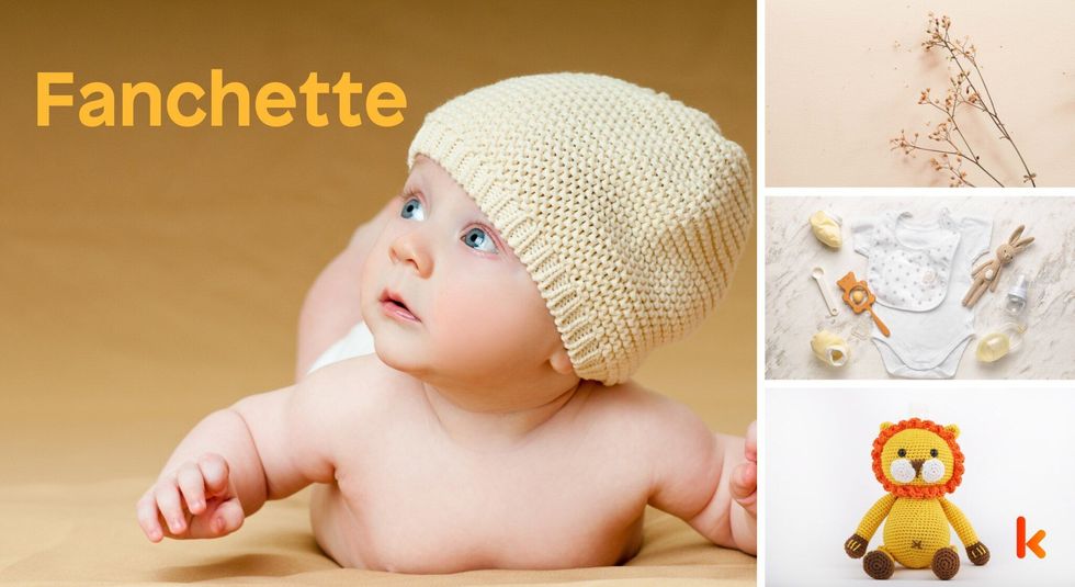 Baby name fanchette - cute baby, flowers, clothes & toys.