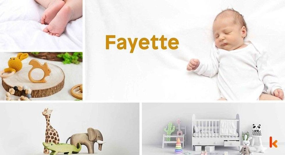 Baby Name Fayette - cute baby, baby crib, baby foot, teether, toy.