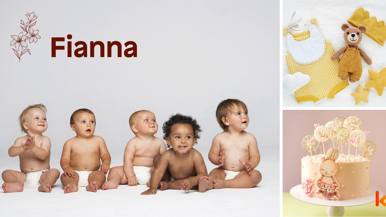 <p>Baby name Fianna - cute baby, baby clothes, baby toys & cake</p>