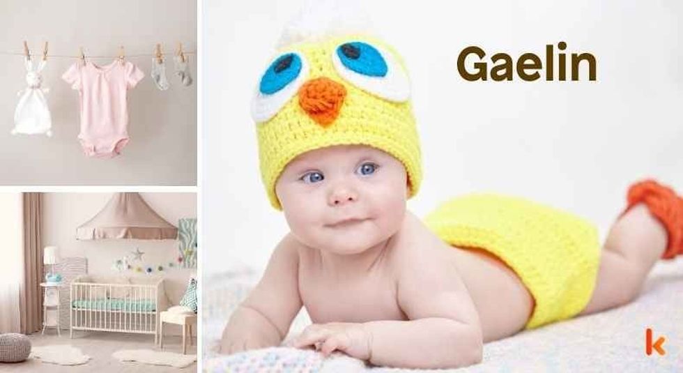 Baby name Gaelin - cute baby, clothes, crib, accessories and toys.
