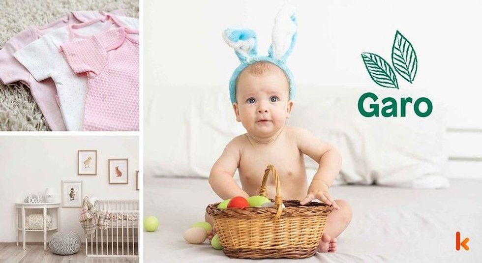 Baby name Garo - cute baby, clothes, crib, accessories and toys.