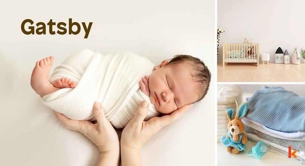 Baby name Gatsby - cute baby, clothes, crib, accessories and toys.