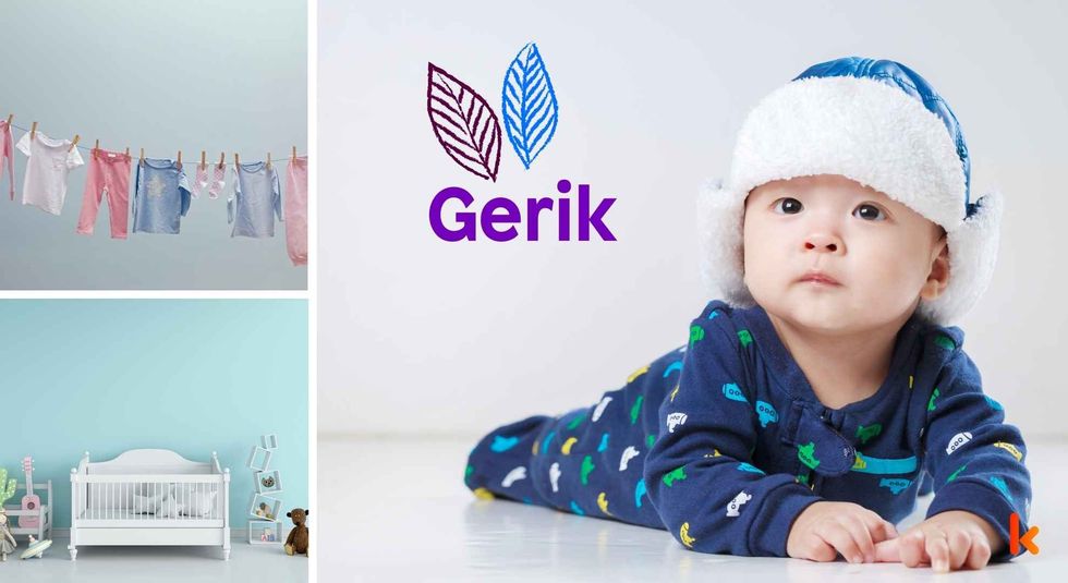 Baby name Gerik cute baby clothes crib toys accessories