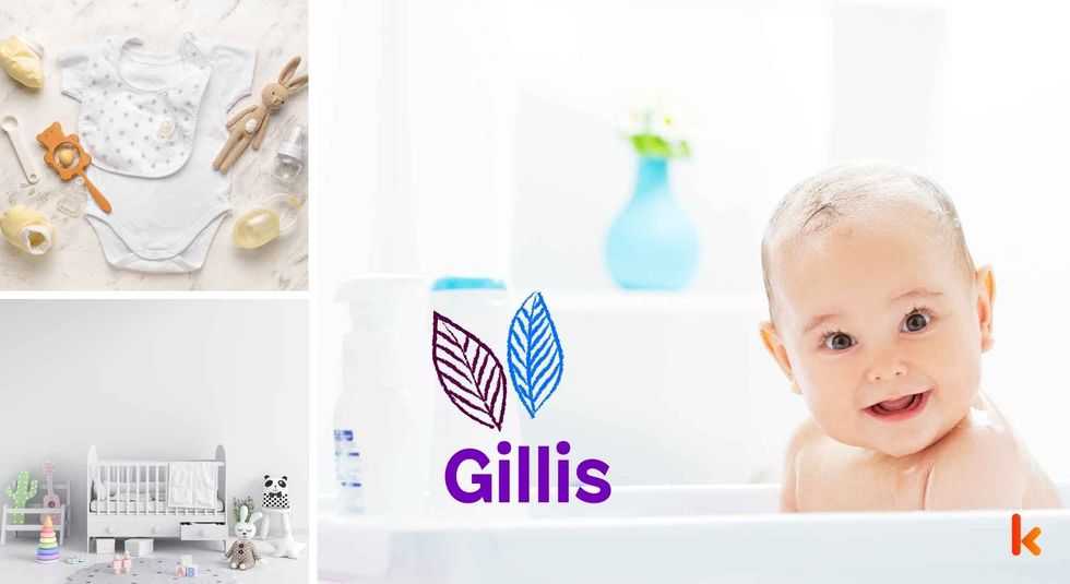 Baby name Gillis - cute baby, clothes, crib, accessories and toys.