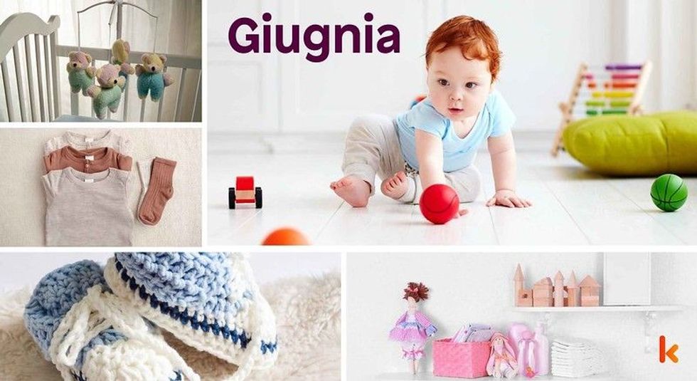 Baby Name Giugnia - cute baby, crib, clothes, accessories, booties