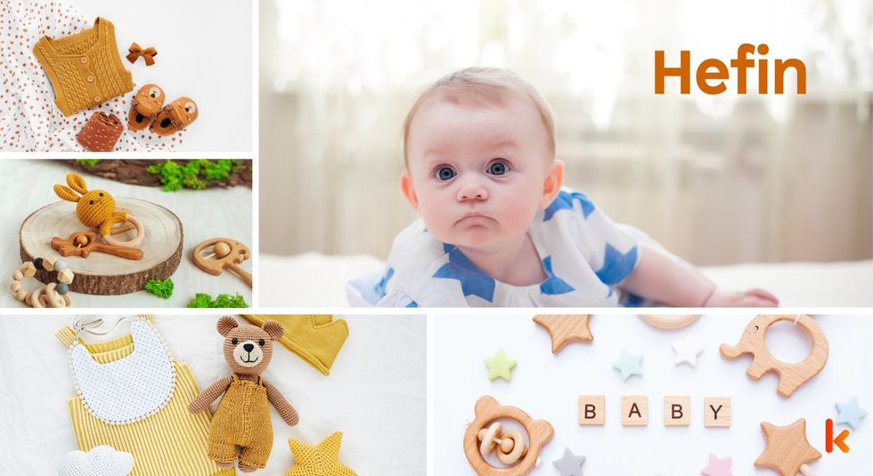 Baby name hefin - crochet toys, baby teethers, shirts & booties