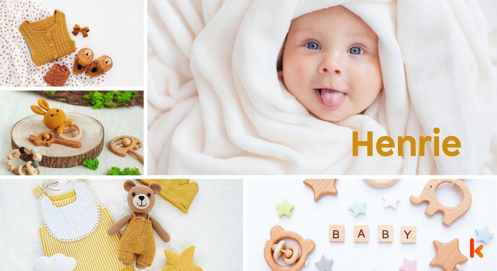 Baby name henrie - baby shirts, boties, soft toys, teethers & block alphabets