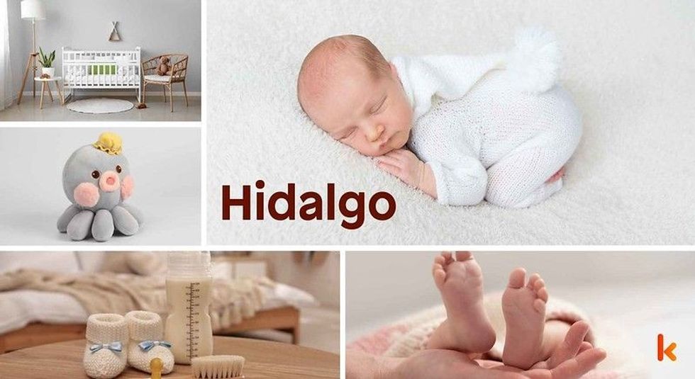 Baby name Hidalgo- cute baby, toys, baby nursery, booties & baby feet