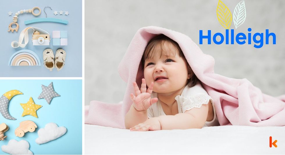 Baby name holleigh - baby toys with booties & soft cushions.