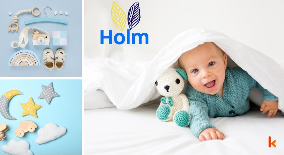 Baby name holm - cushions & baby toys with teethers.