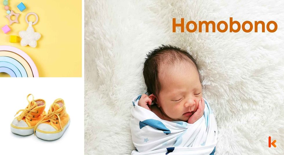 Baby Name Homobono - cute baby, shoes and toys.