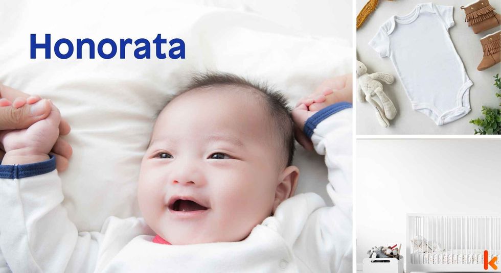 Baby name Honorata - cute baby, clothes, crib, accessories and toys.