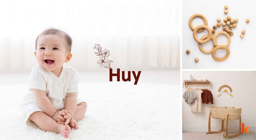 Baby name Huy - Cute baby, cradle, teethers. 