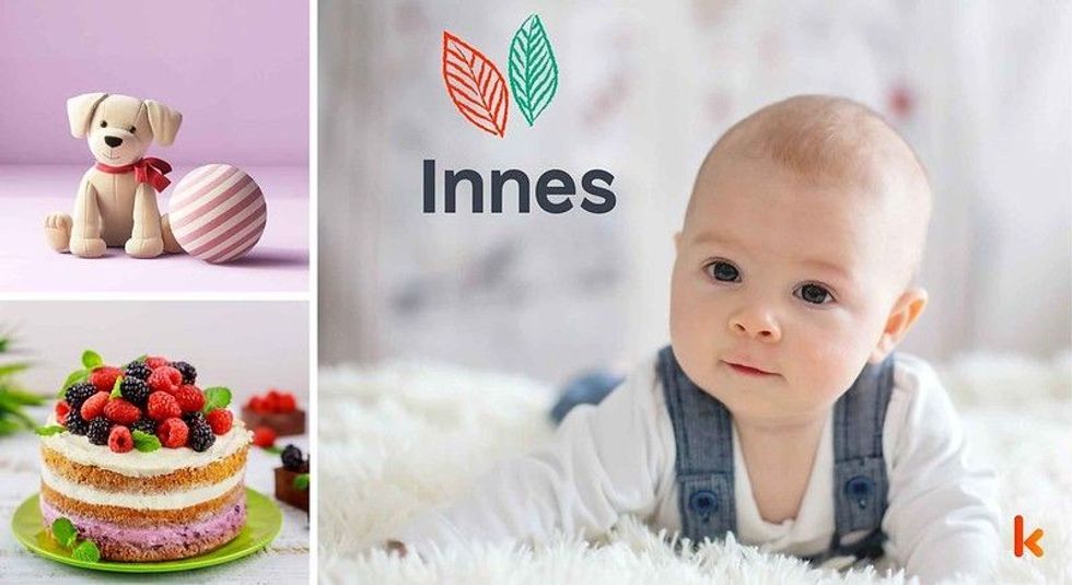 Baby name Innes - cute baby, cute color toys & baby cakes.