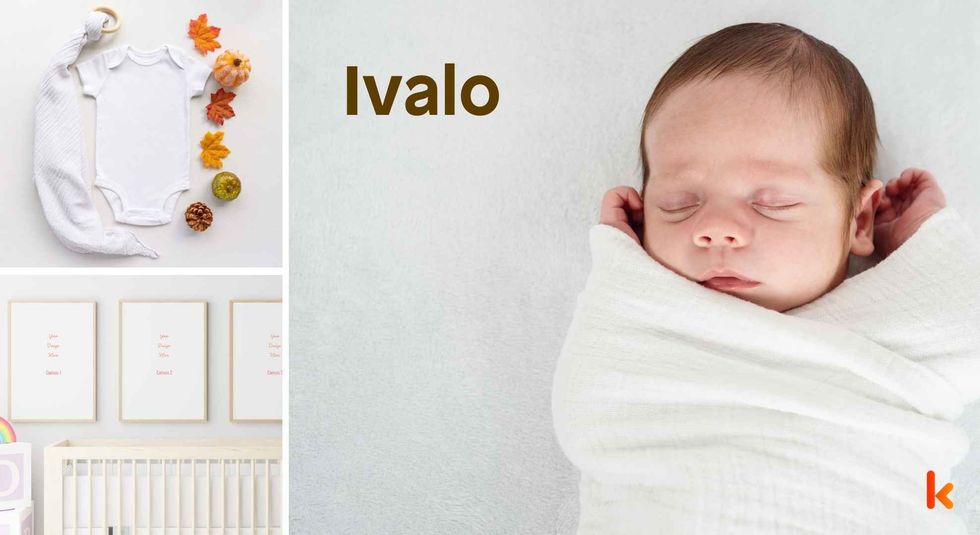 Baby name Ivalo - cute baby, clothes, crib, accessories and toys.