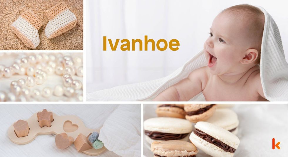 Baby Name Ivanhoe - cute baby, baby booties, macarons .