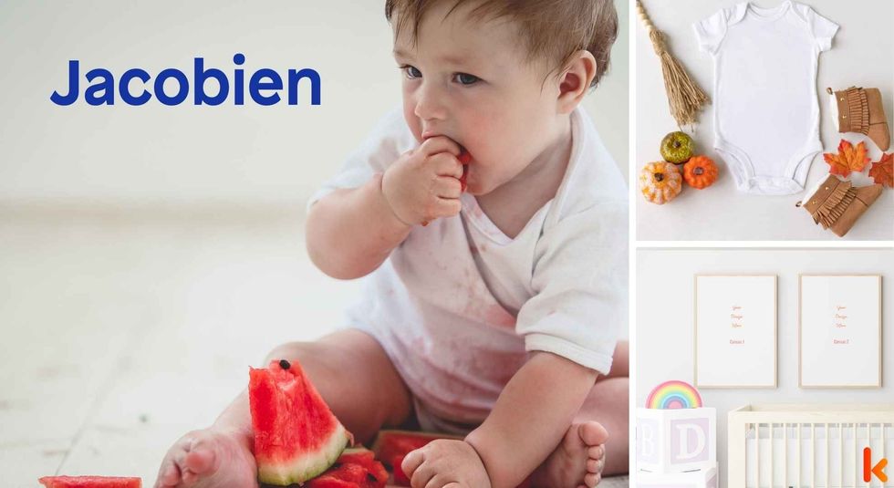 Baby name Jacobien - cute baby, clothes, crib, accessories and toys.