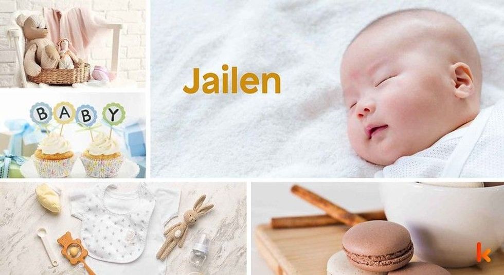 Baby Name Jailen - cute baby, baby clothes, cupcake, macarons.