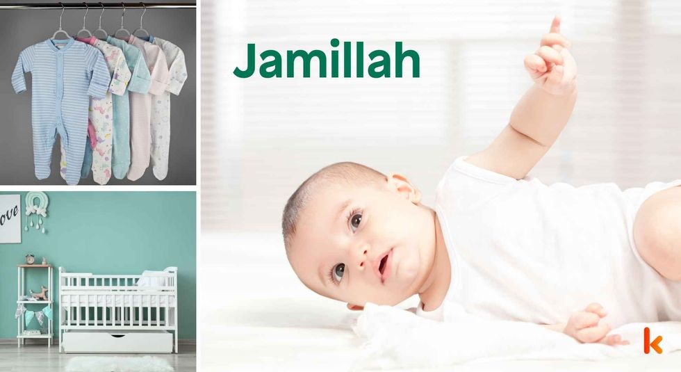 Baby name Jamillah - cute baby, clothes, crib, accessories and toys.