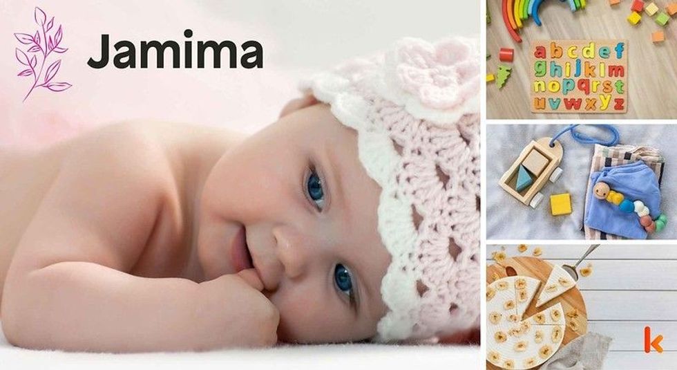 Baby name Jamima - cute baby, cute baby color toys, baby cakes & baby dessert.