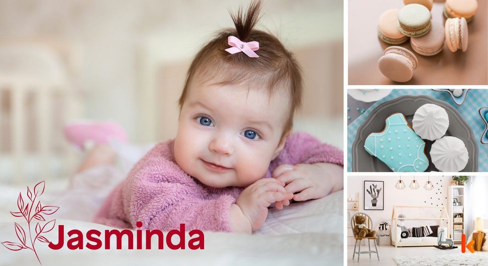 Baby name Jasminda - cute baby, macarons, cookies & baby room