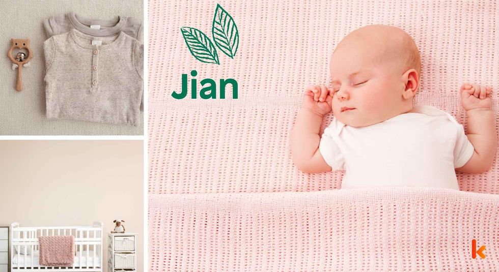 Baby name Jian - cute baby, clothes, crib, accessories and toys.