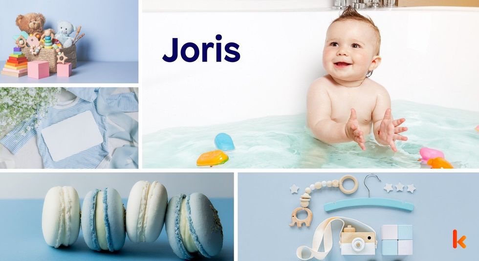 Baby name Joris - cute baby, baby toys, accessories, baby clothes & macarons.