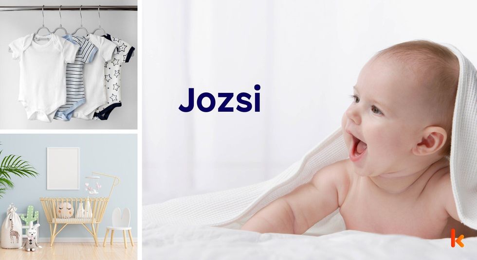 Baby Name Jozsi - cute baby, baby clothes, baby crib.