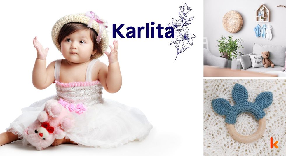 Baby name Karlita - cute baby, teether & baby room.