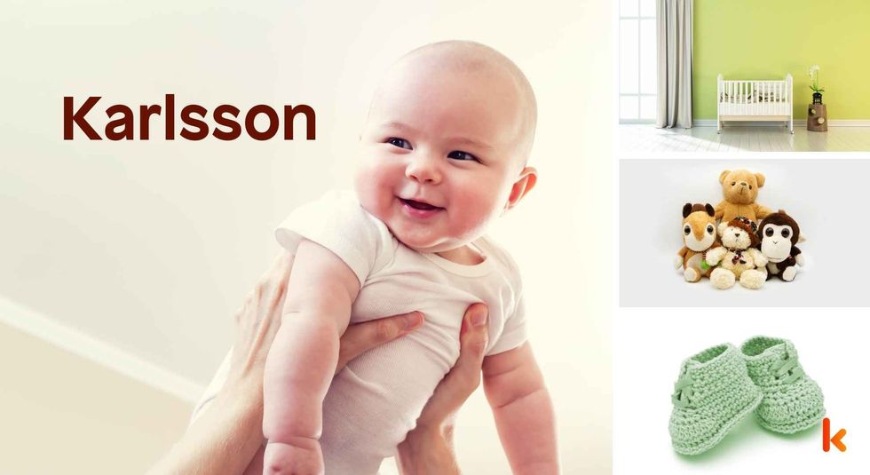 Baby name Karlsson - cute baby, baby nursery, toys & baby booties