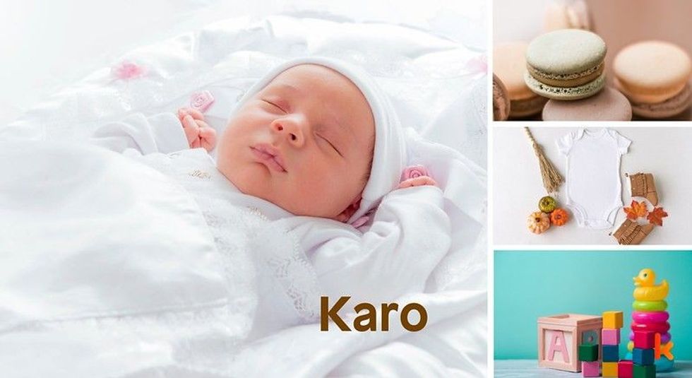 Baby name Karo - cute, baby, macaron, toys, clothes
