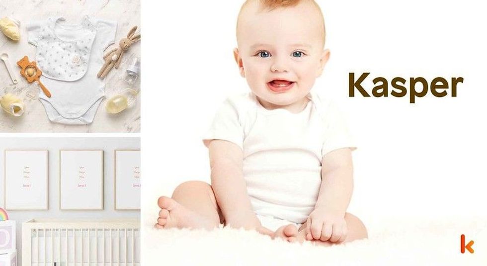 Baby name Kasper - cute baby, clothes, crib, accessories and toys.