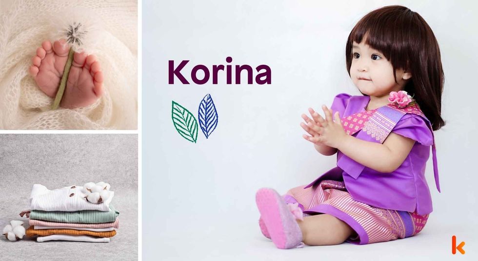 Baby name Korina - cute baby, feet, clothes