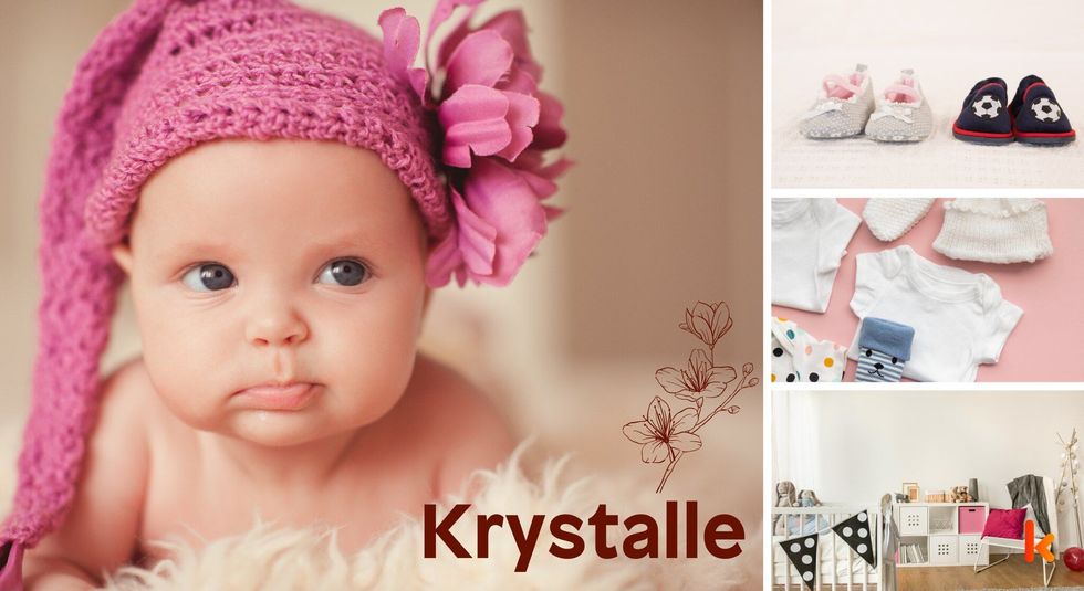 Baby name Krystalle - cute baby, baby shoes, baby clothes, baby room 
